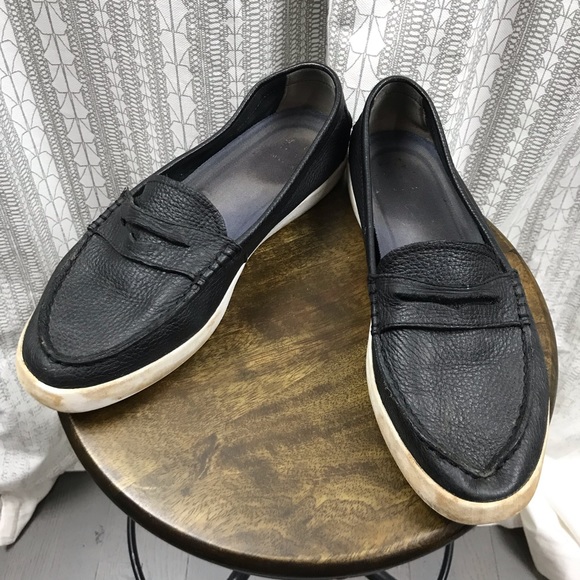 Cole Haan Soft Pebble Leather Slip On Loafers - Picture 1 of 11
